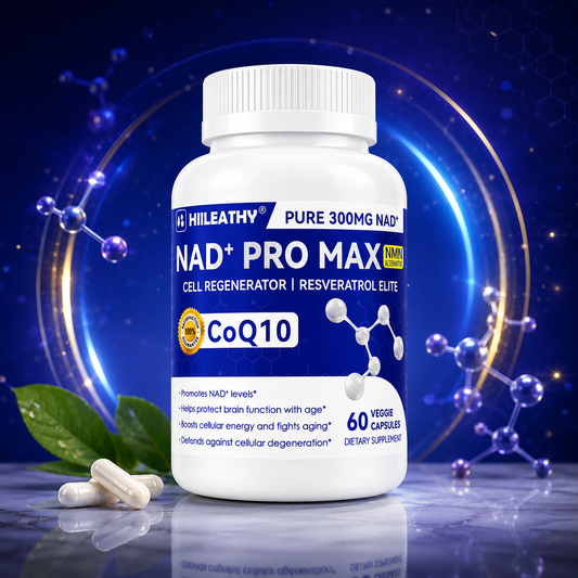 NAD+ Pro Max con CoQ10 | Energía Celular y Vitalidad Premium
